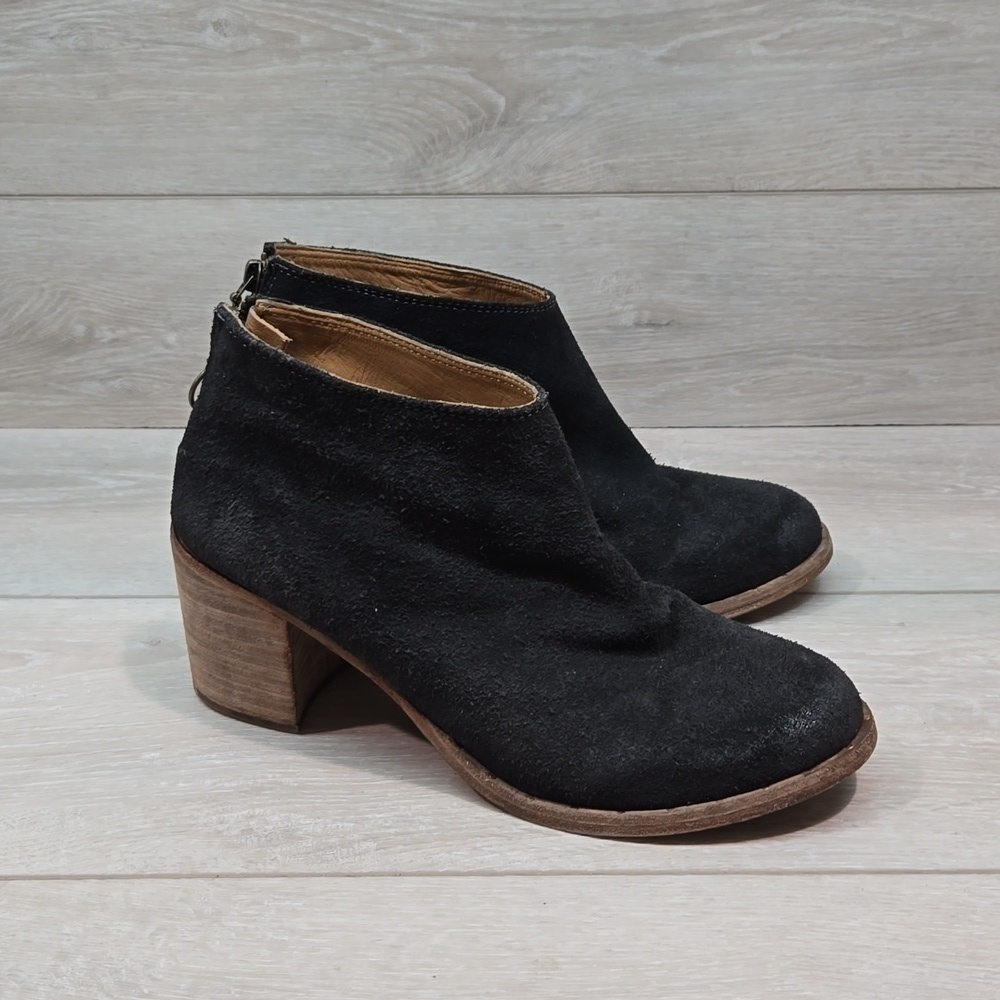 Beek.Women Eaglet Ankle Leather Heels Boots shoes sz 9
